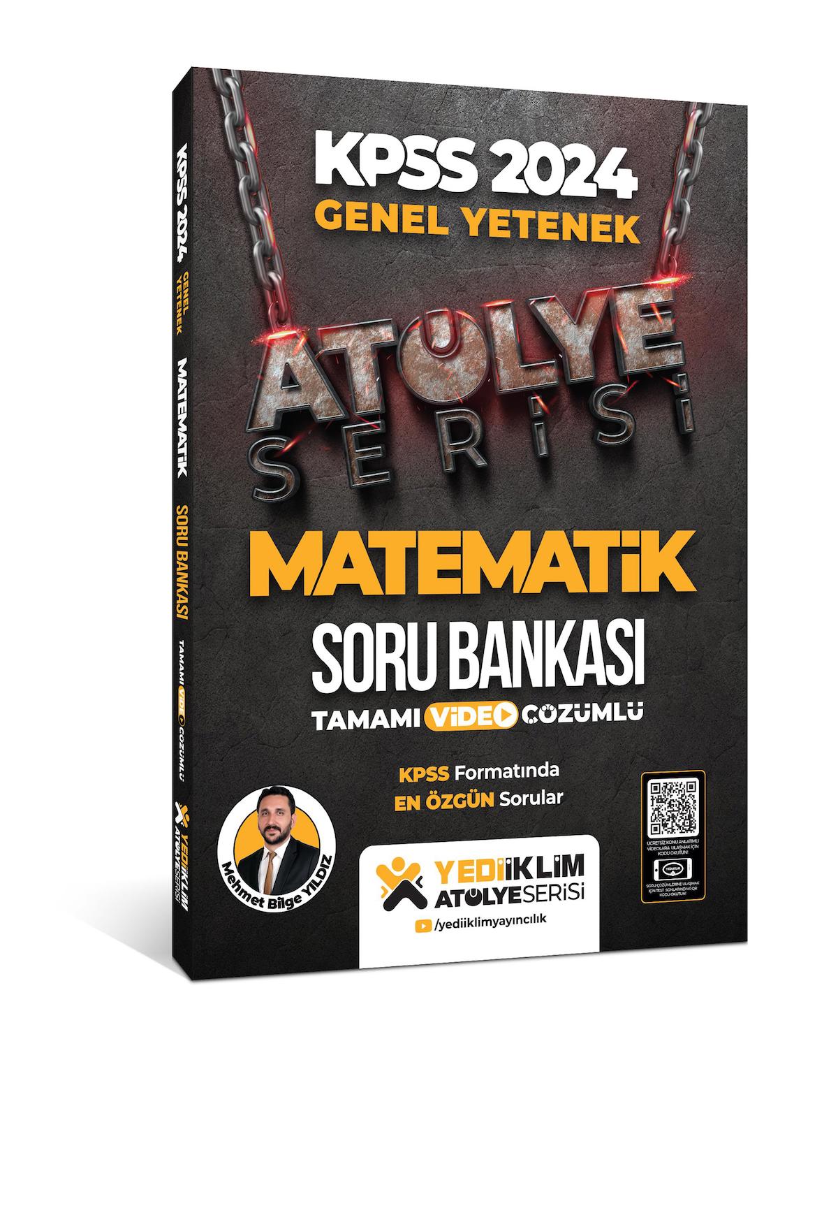 2024 Genel Yetenek Atölye Serisi Matematik Tamamı Video Çözümlü Soru Bankası