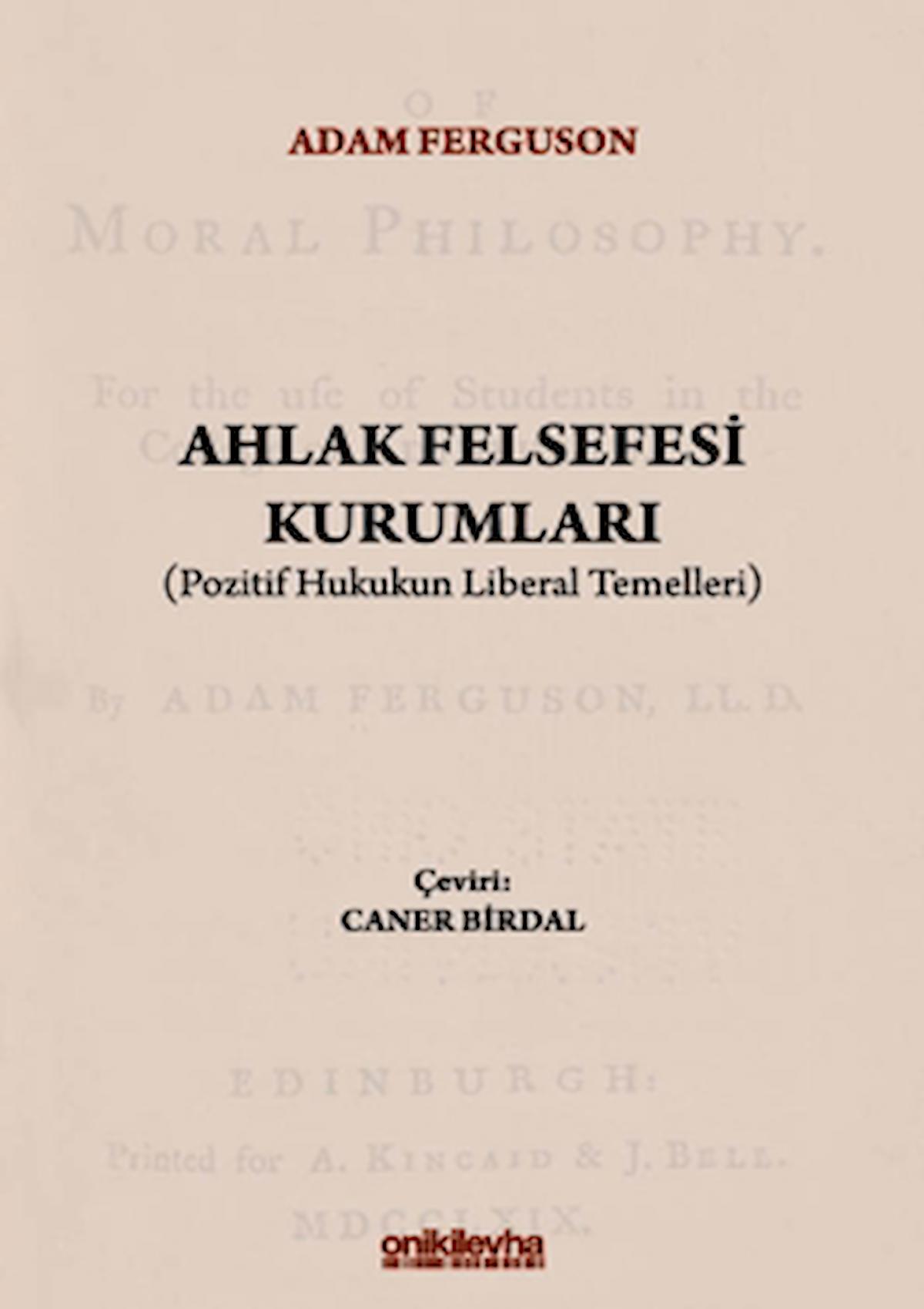 Ahlak Felsefesi Kurumları