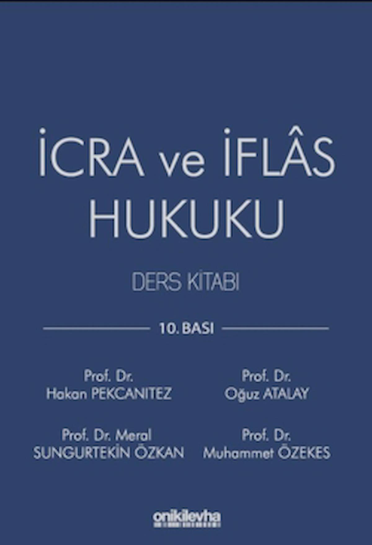 İcra ve İflas Hukuku Ders Kitabı