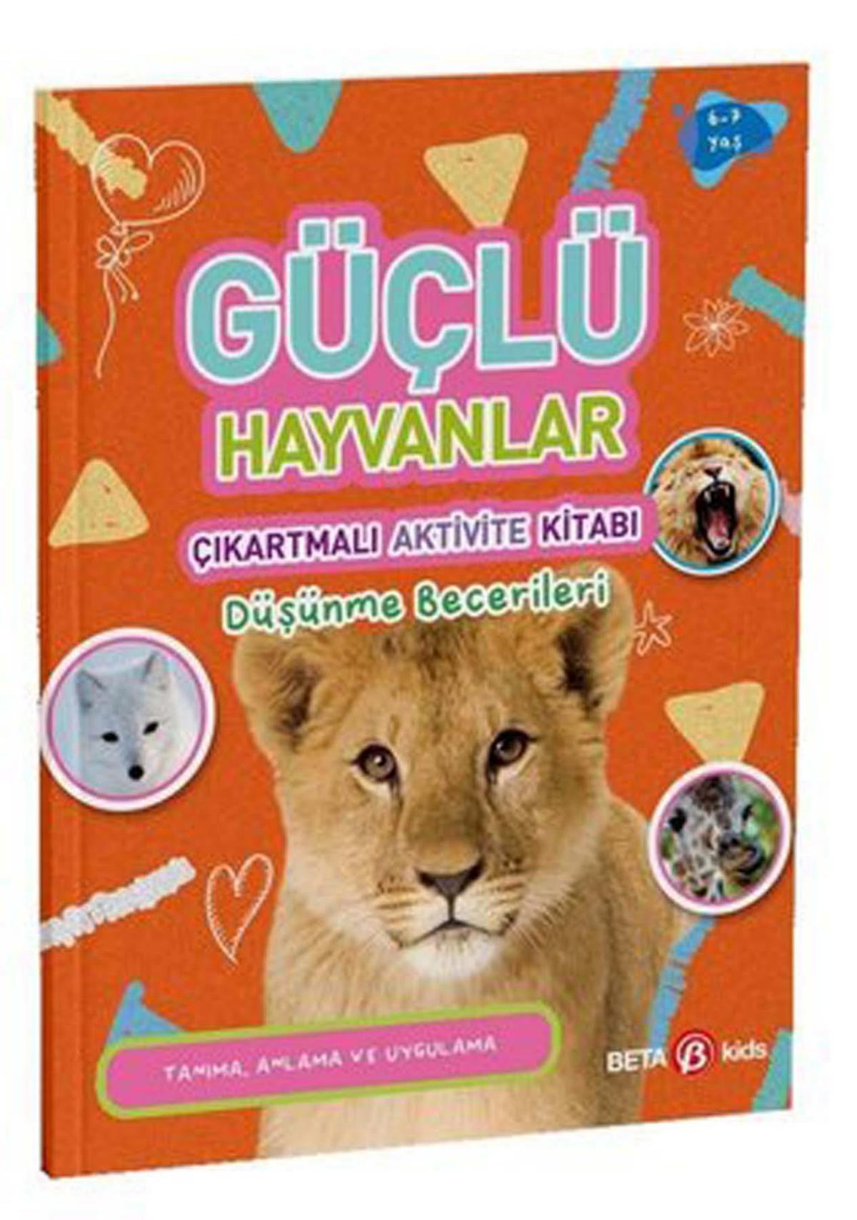 Güçlü Hayvanlar - Çıkartmalı Aktivite Kitabı