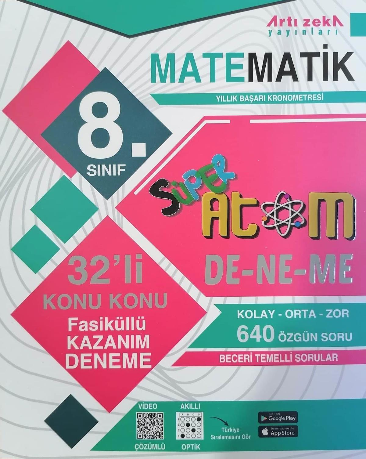 Artı Zeka 8.Sınıf LGS Matematik 32'li Konu Konu Fasikül Deneme