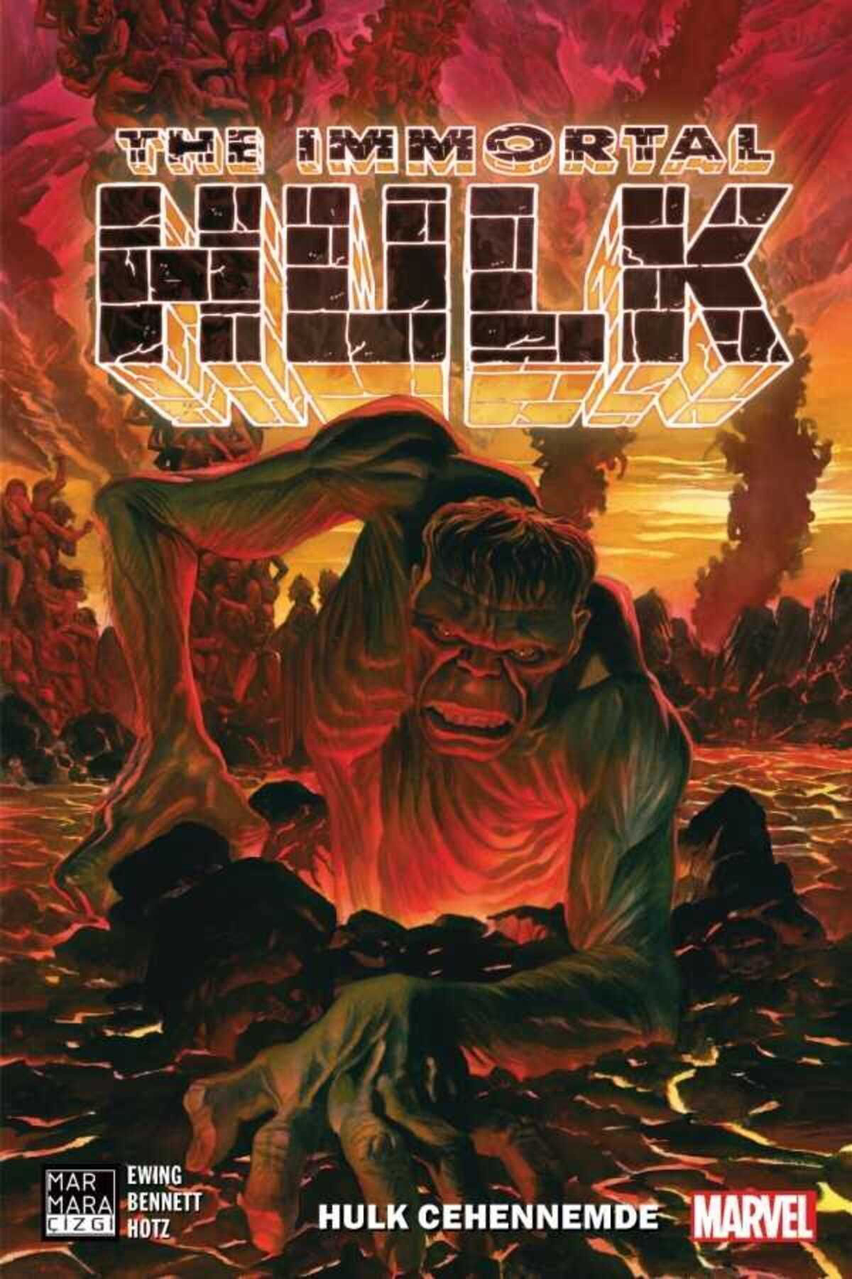 Immortal Hulk Cilt 3 Hulk Cehennemde Ewing Bennett Hotz