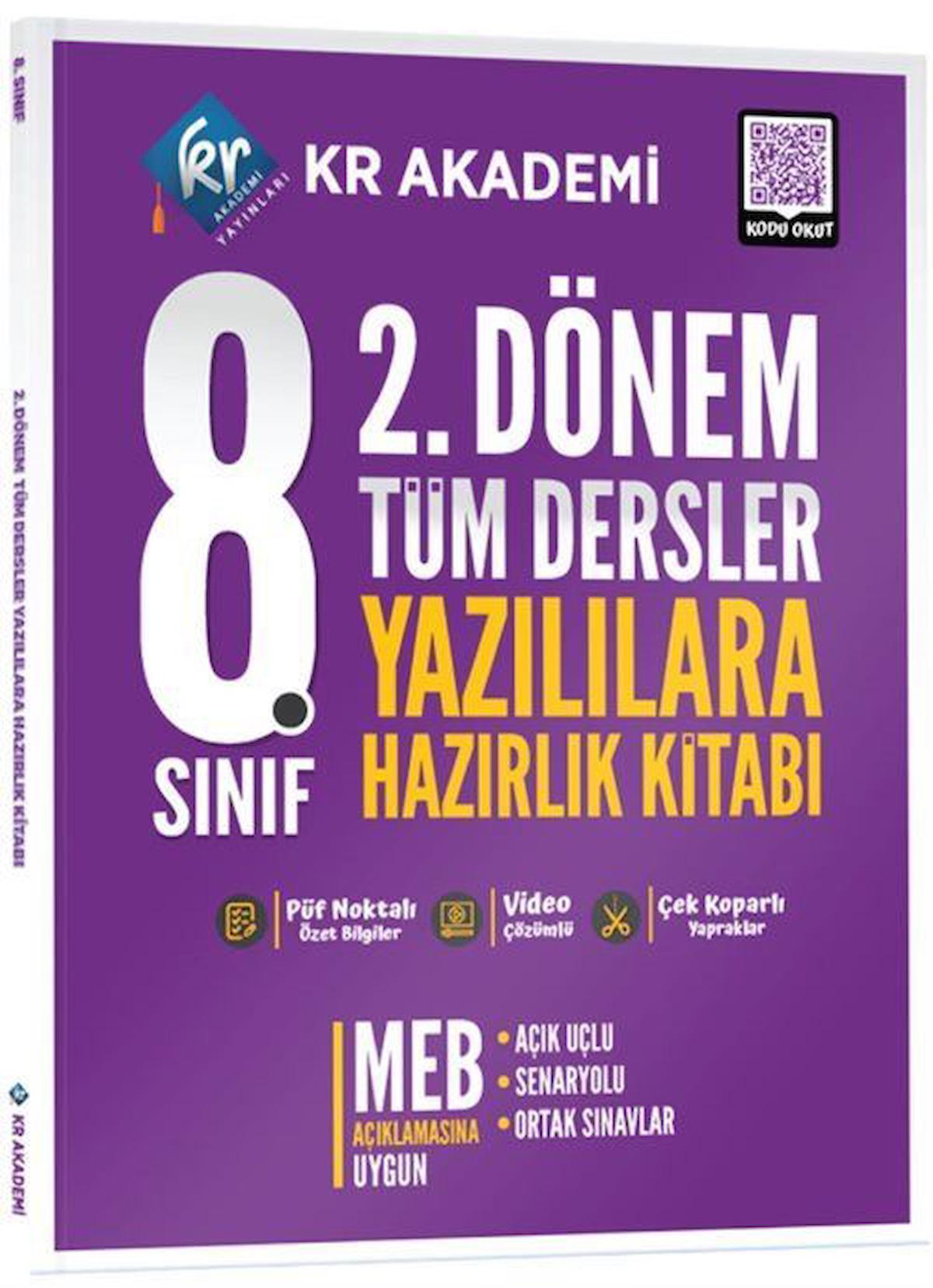 8. Sınıf 2. Dönem Tüm Dersler Yazılılara Hazırlık Kitabı / Kolektif