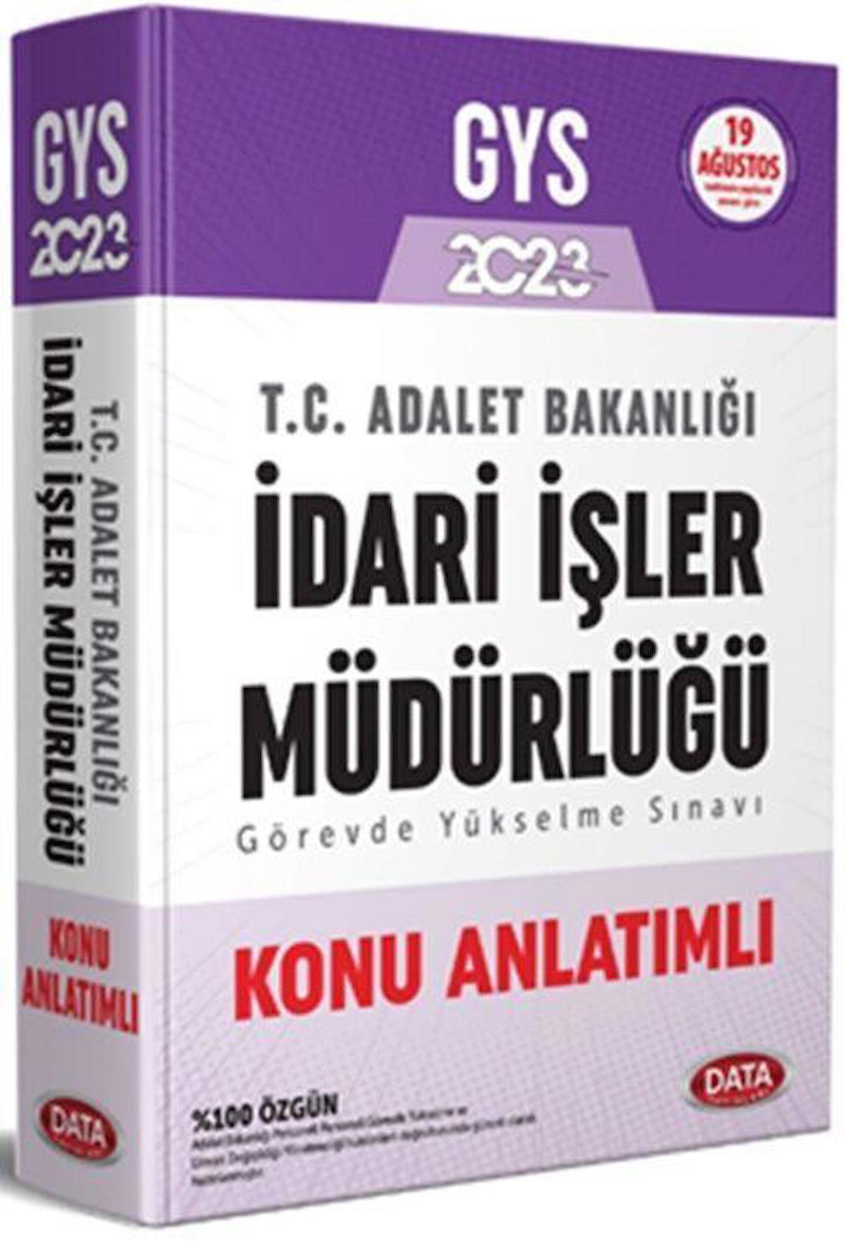 2023 GYS Adalet Bakanlığı İdari İşler Müdürlüğü Konu Anlatımlı