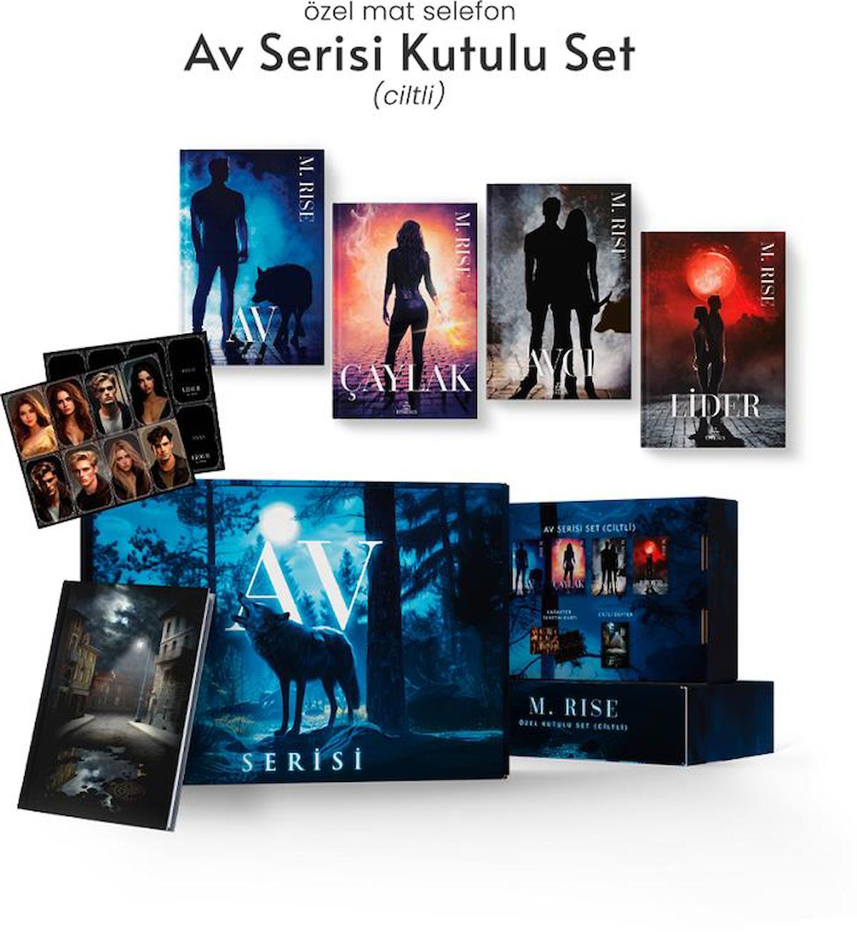 SET-Av Serisi 4 Kitaplık Hediyeli Özel Kutu (CİLTLİ)