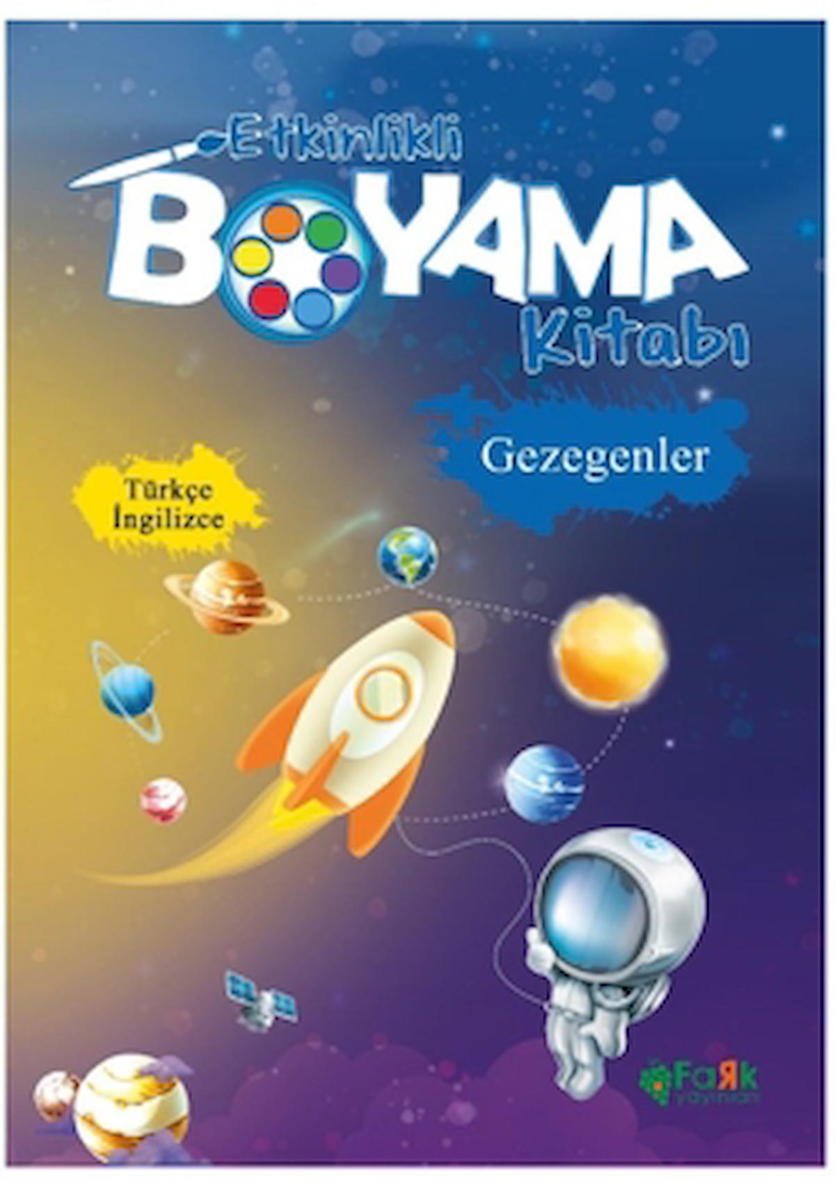 Etkinlikli Boyama Kitabı Gezegenler