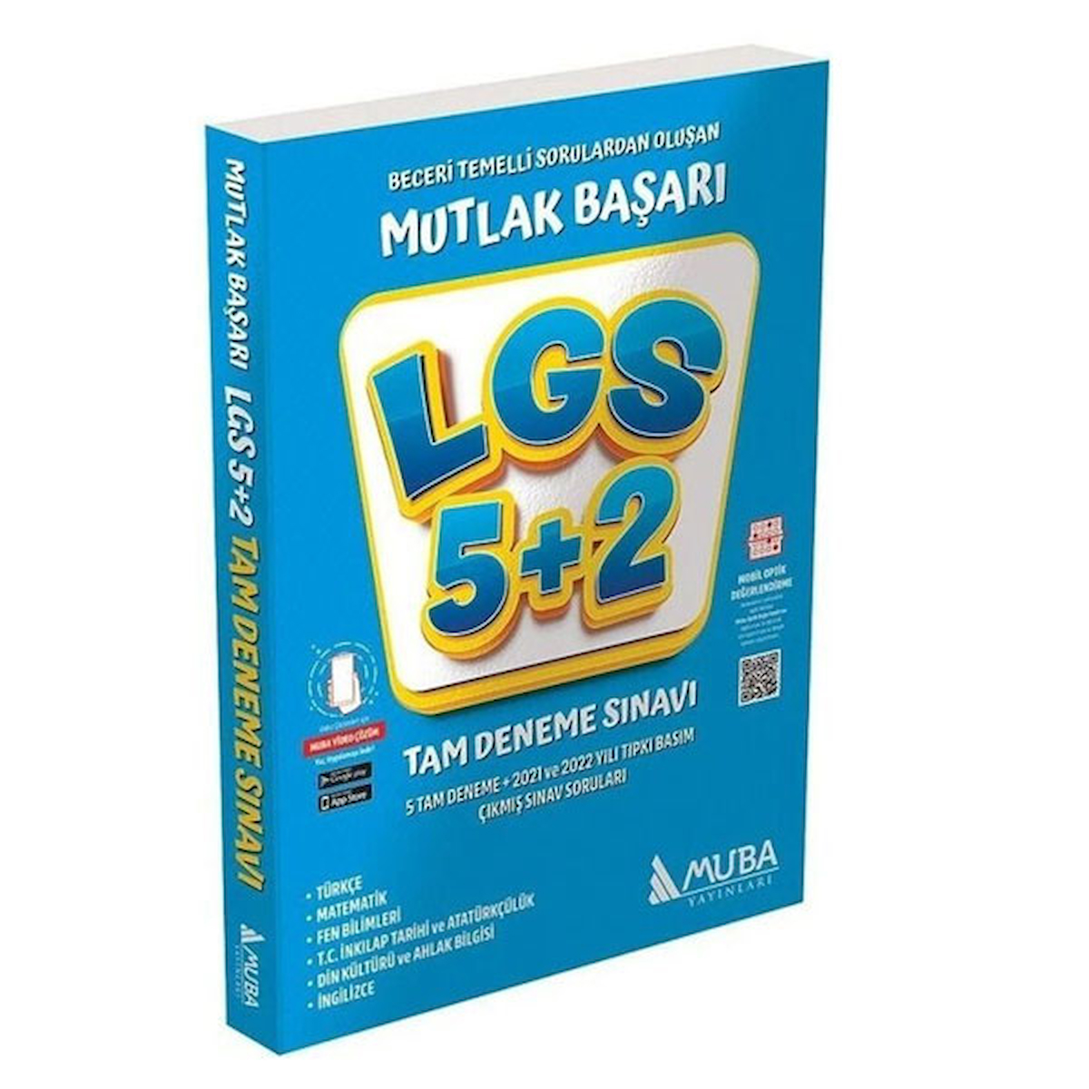 8. Sınıf LGS Tüm Dersler Mutlak Başarı 5+2 Tam Deneme Muba Yayınları