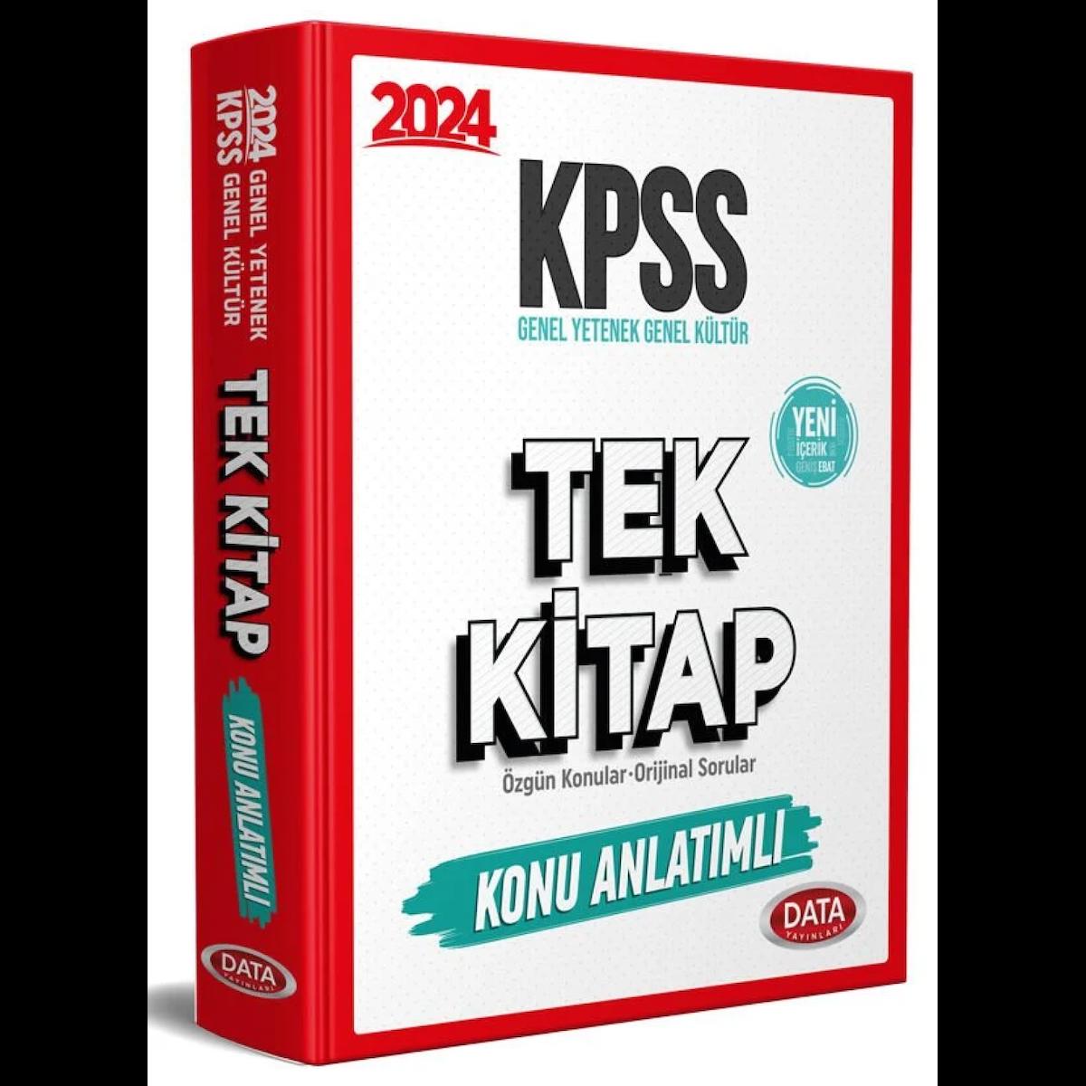 2024 KPSS Genel Yetenek - Genel Kültür Tek Kitap Konu Anlatımlı