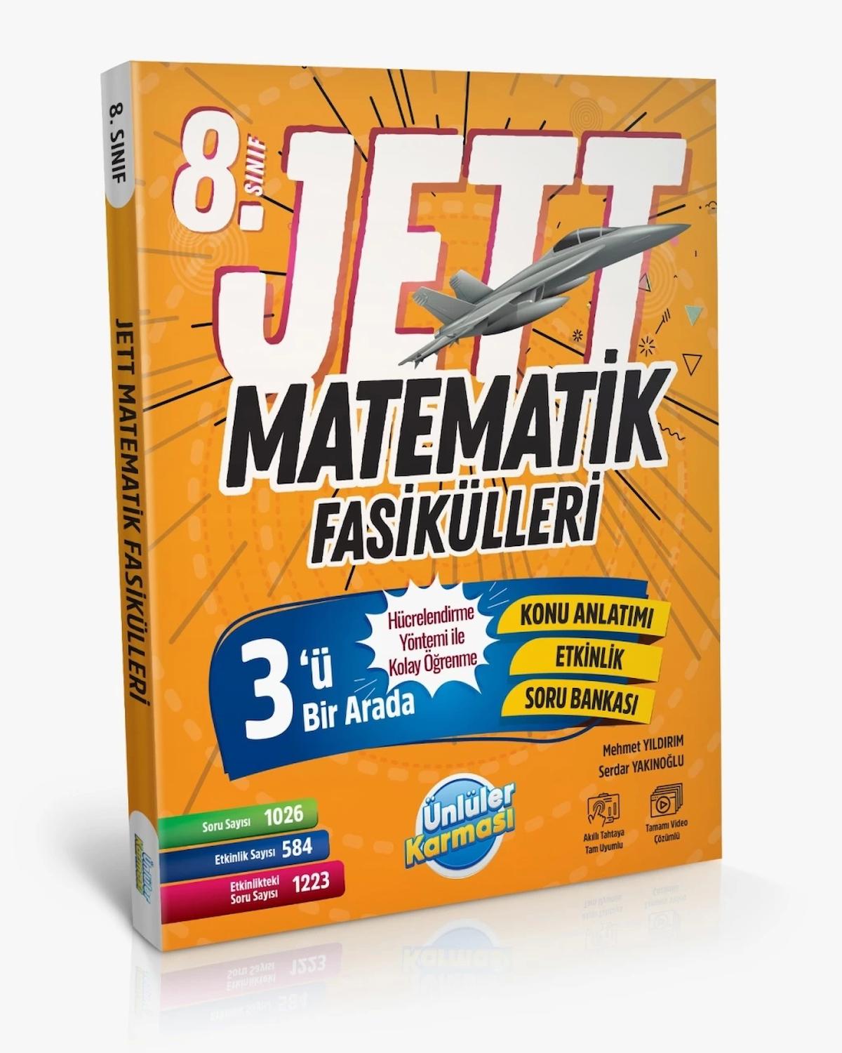 8. sınıf Jett Matematik Fasikülleri