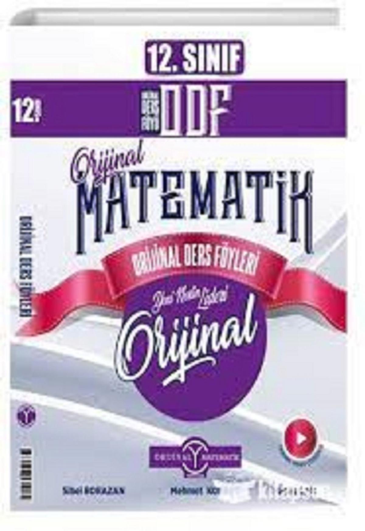 12. Sınıf Matematik ODF Orijinal Ders Föyleri