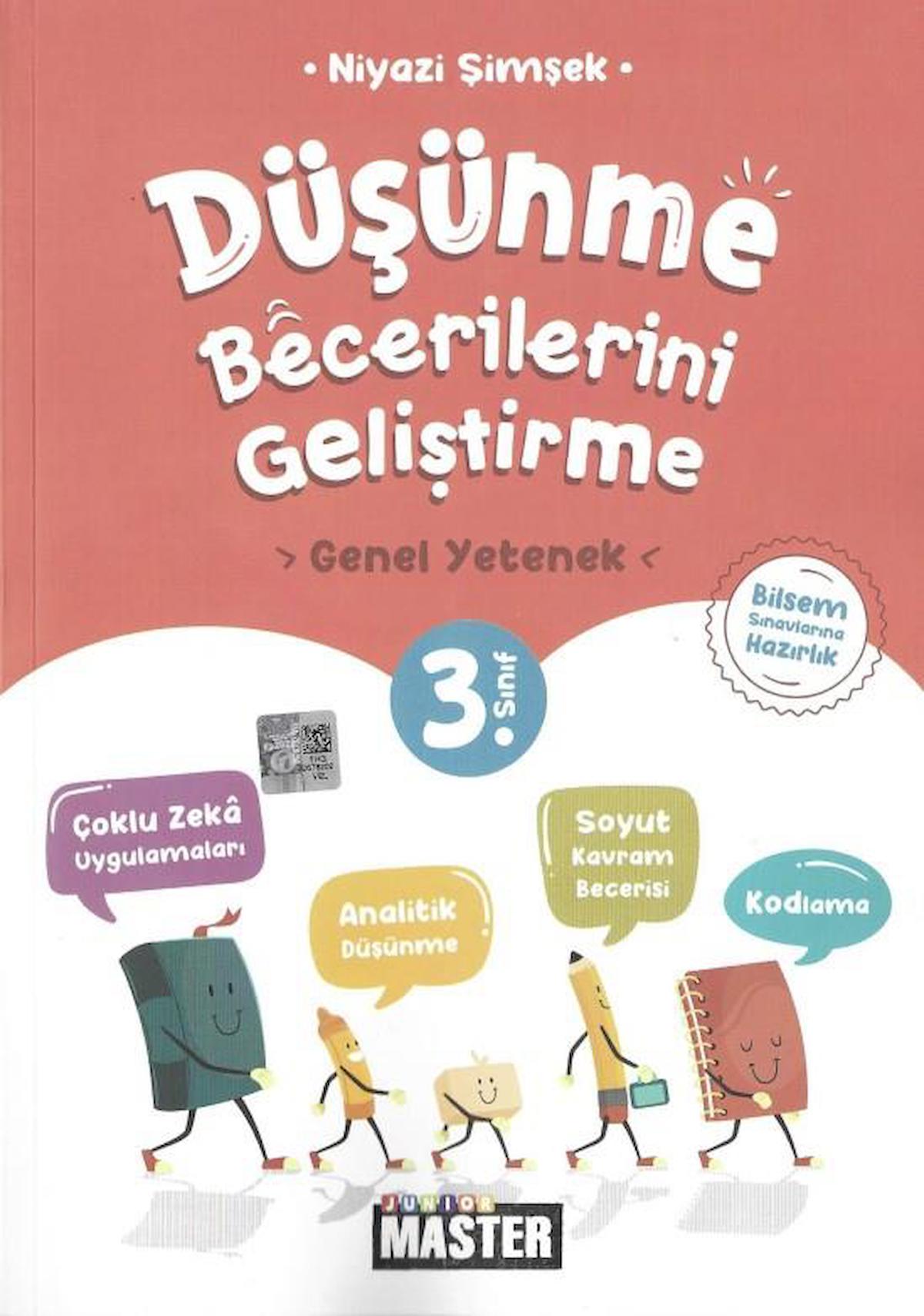 Okyanus Yayınları 3. Sınıf Junior Master Düşünme Becerilerini Geliştirme Genel Yetenek