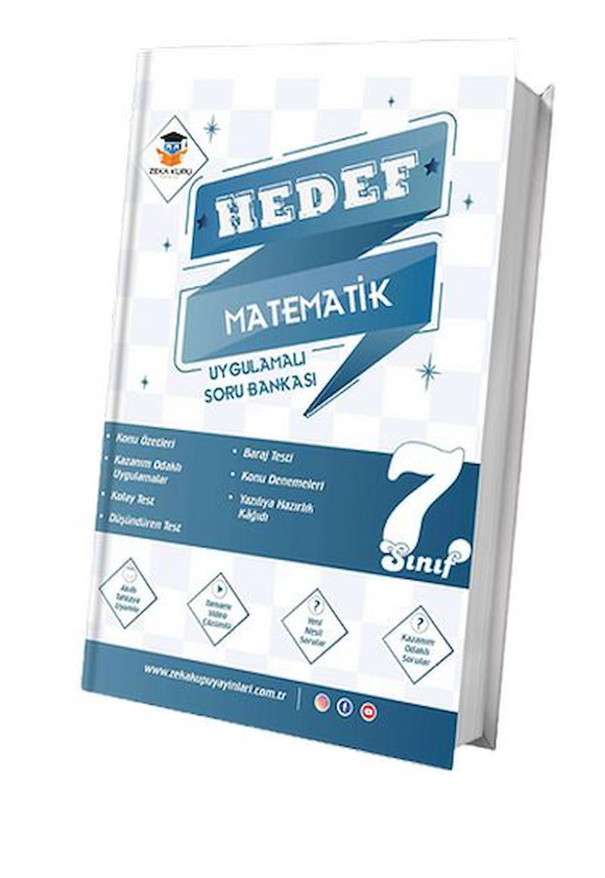 7. Sınıf Hedef Matematik Uygulamalı Soru Bankası Zeka Küpü Yayınları