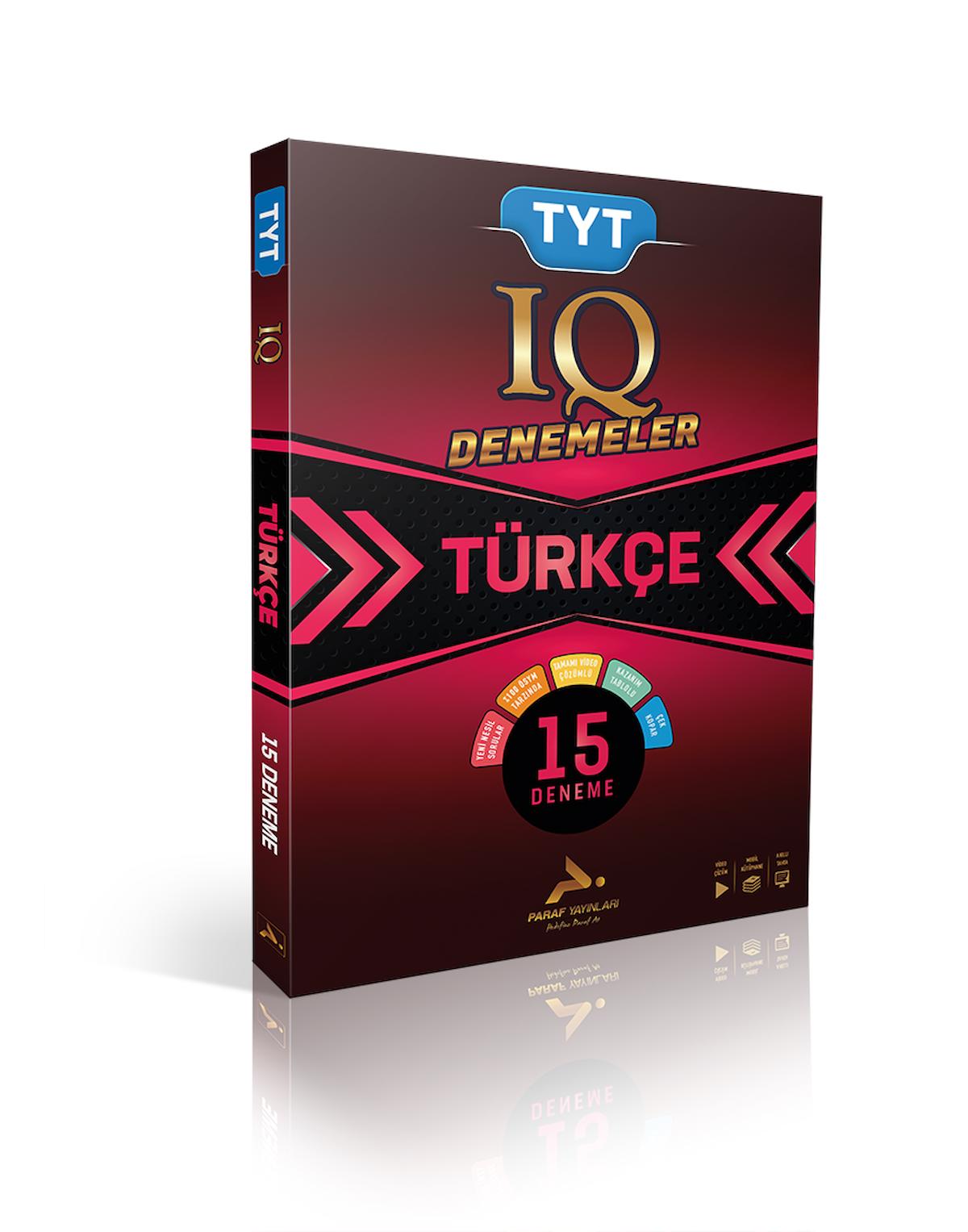 Paraf TYT IQ Türkçe 15 Branş Denemesi