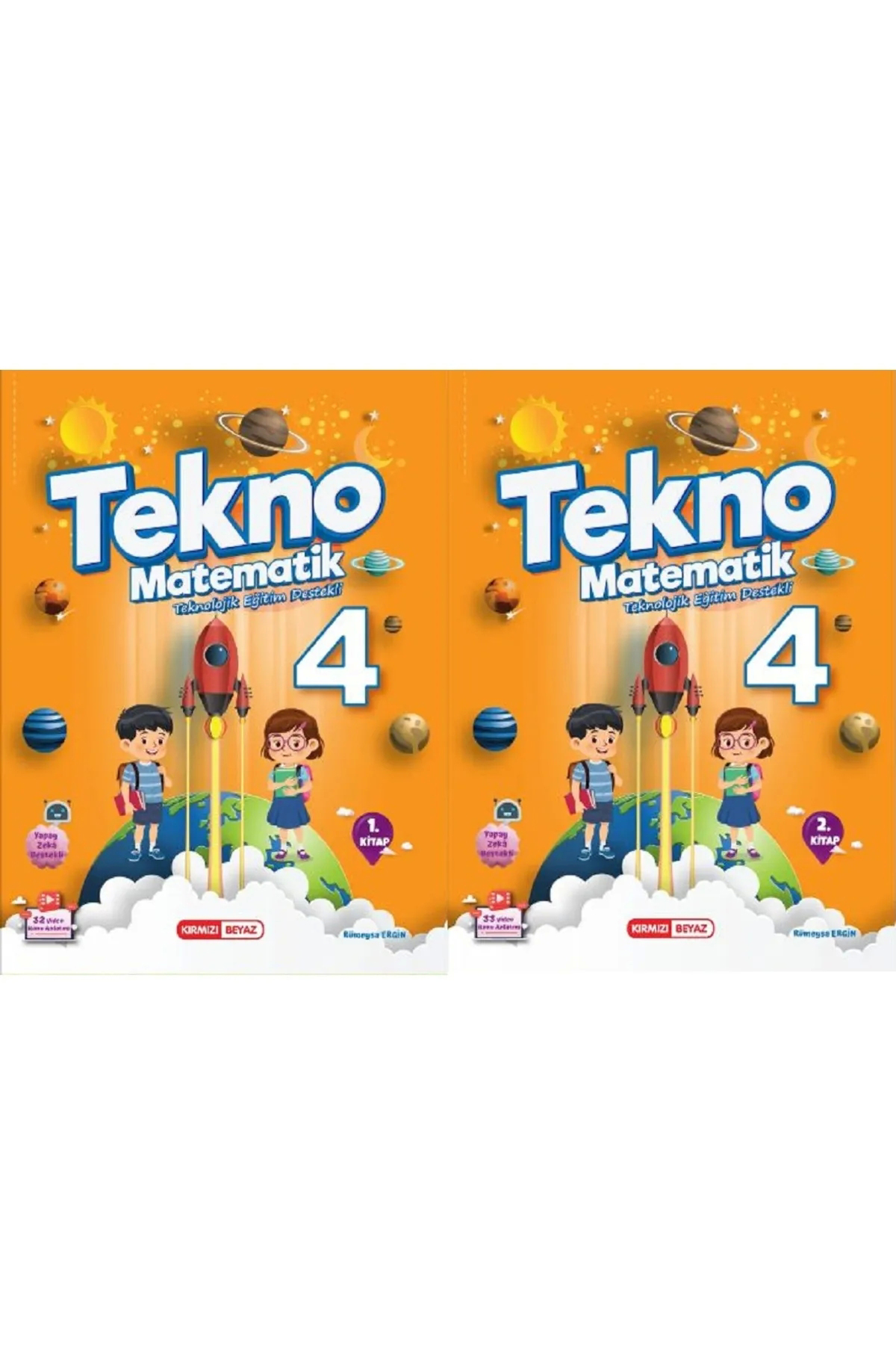 4. Sınıf Tekno Matematik 4 (1 .Dönem) ve 2.Dönem Kitap Seti (2 Kitap)