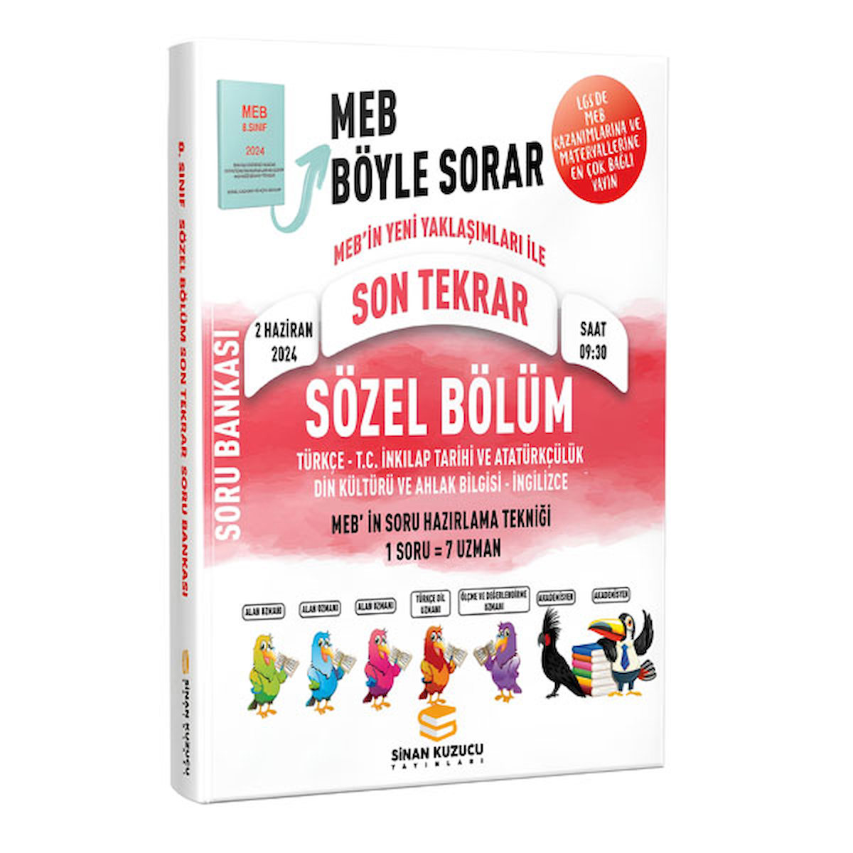 Lgs Son Tekrar Sözel Soru Bankası Sinan Kuzucu Yayınları