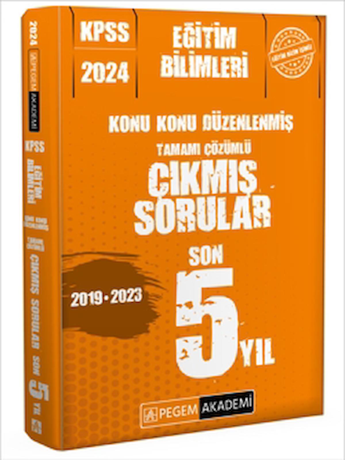 2024 KPSS Eğitim Bilimleri Konu Konu Düzenlenmiş Tamamı Çözümlü Çıkmış Sorular Son 5 Sınav