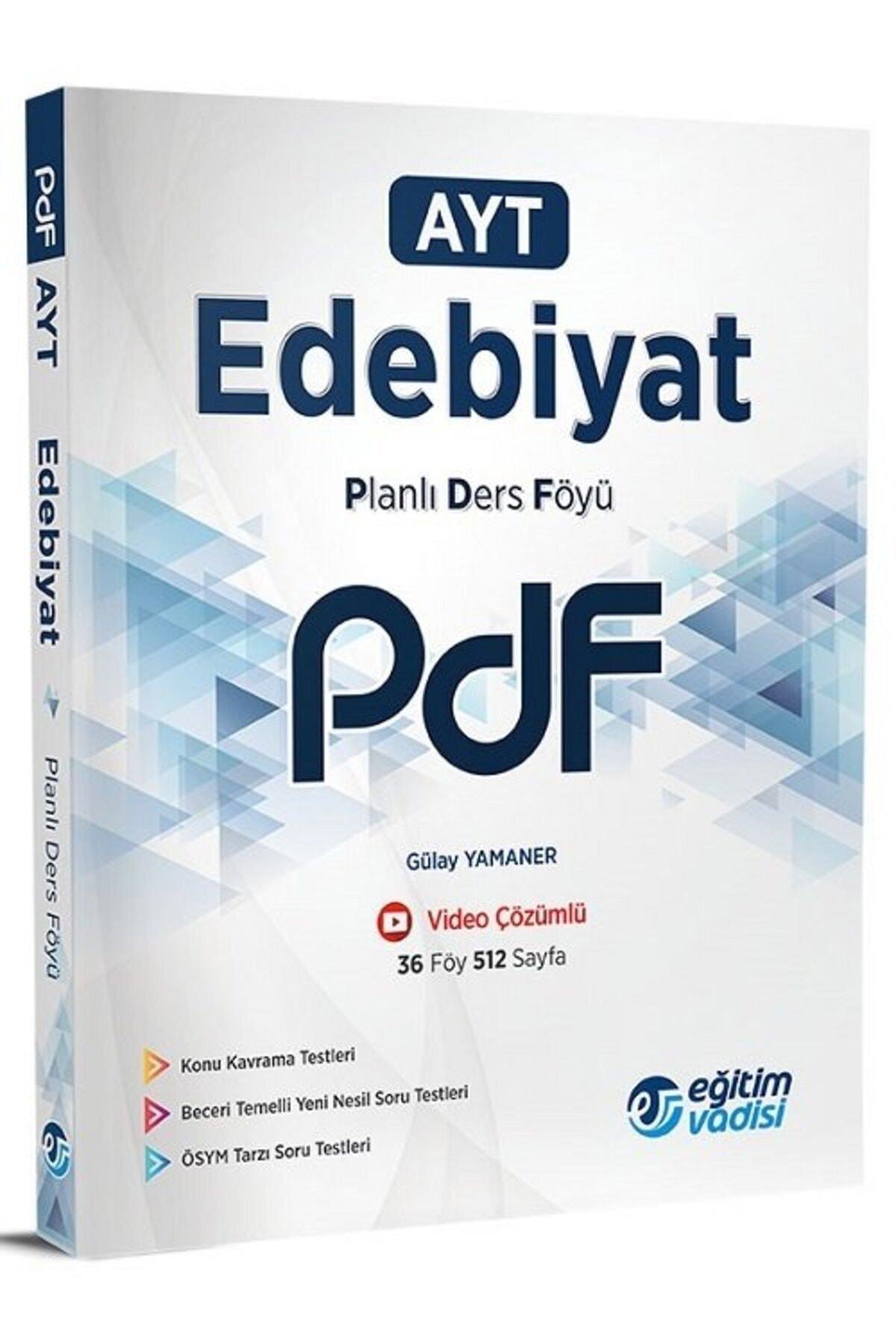 Eğitim Vadisi AYT Edebiyat Güncel PDF Planlı Ders Föyü