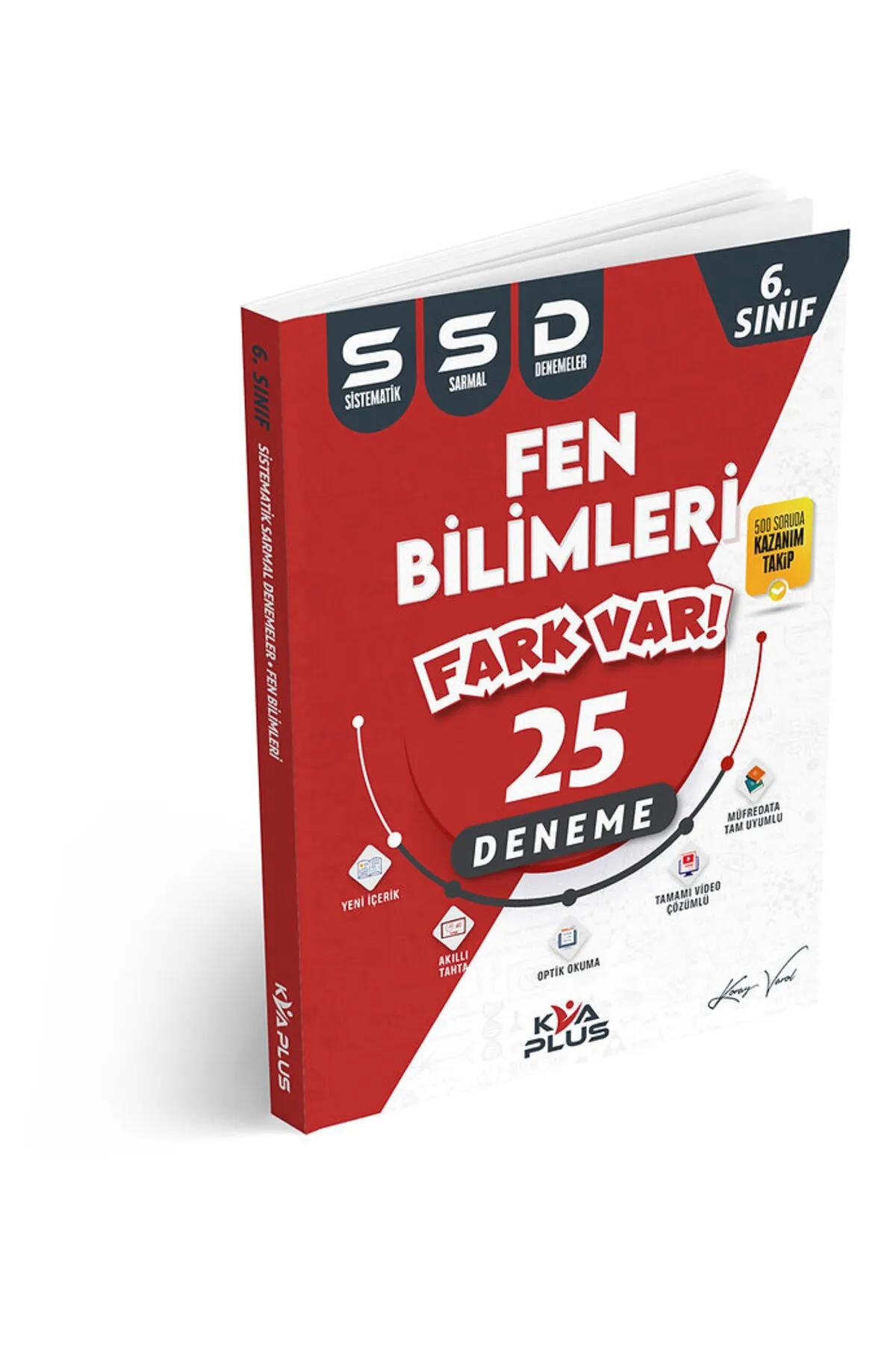 KVA Yayınları 6. Sınıf Fen Bilimleri 25 Sistematik Sarmal Deneme Yeni