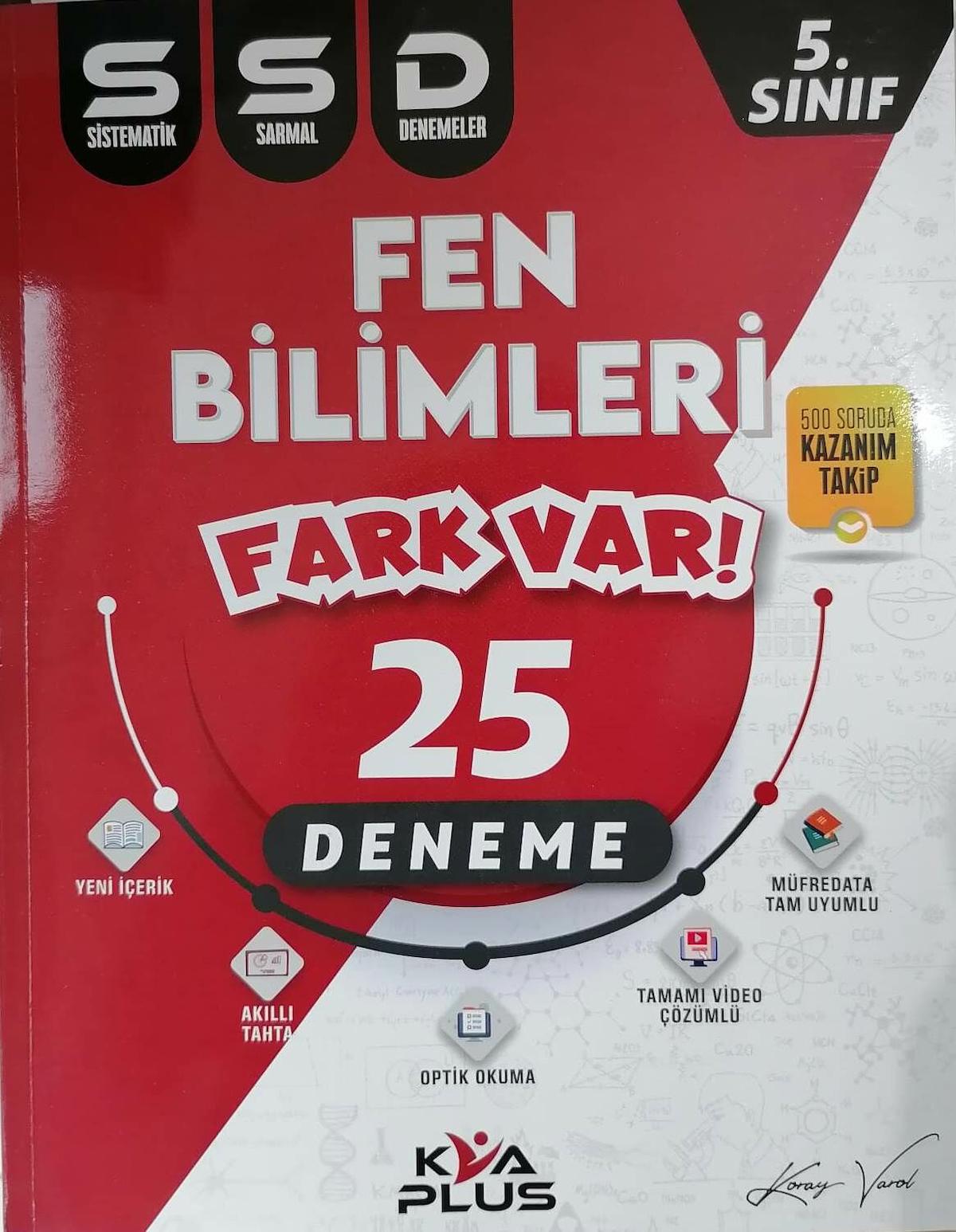 5. Sınıf Fen Bilimleri Sistematik 25 Sarmal Deneme