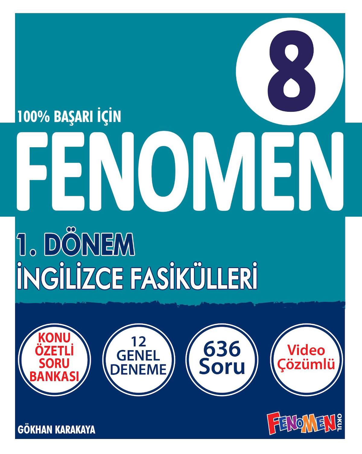 Fenomen 8. Sınıf İngilizce Fasikülleri 1. Dönem