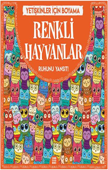 Renkli Hayvanlar - Yetişkinler İçin Boyama