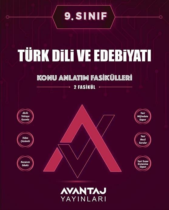 Avantaj 9. Sınıf Türk Dili ve Edebiyatı Konu Anlatım Fasikülü