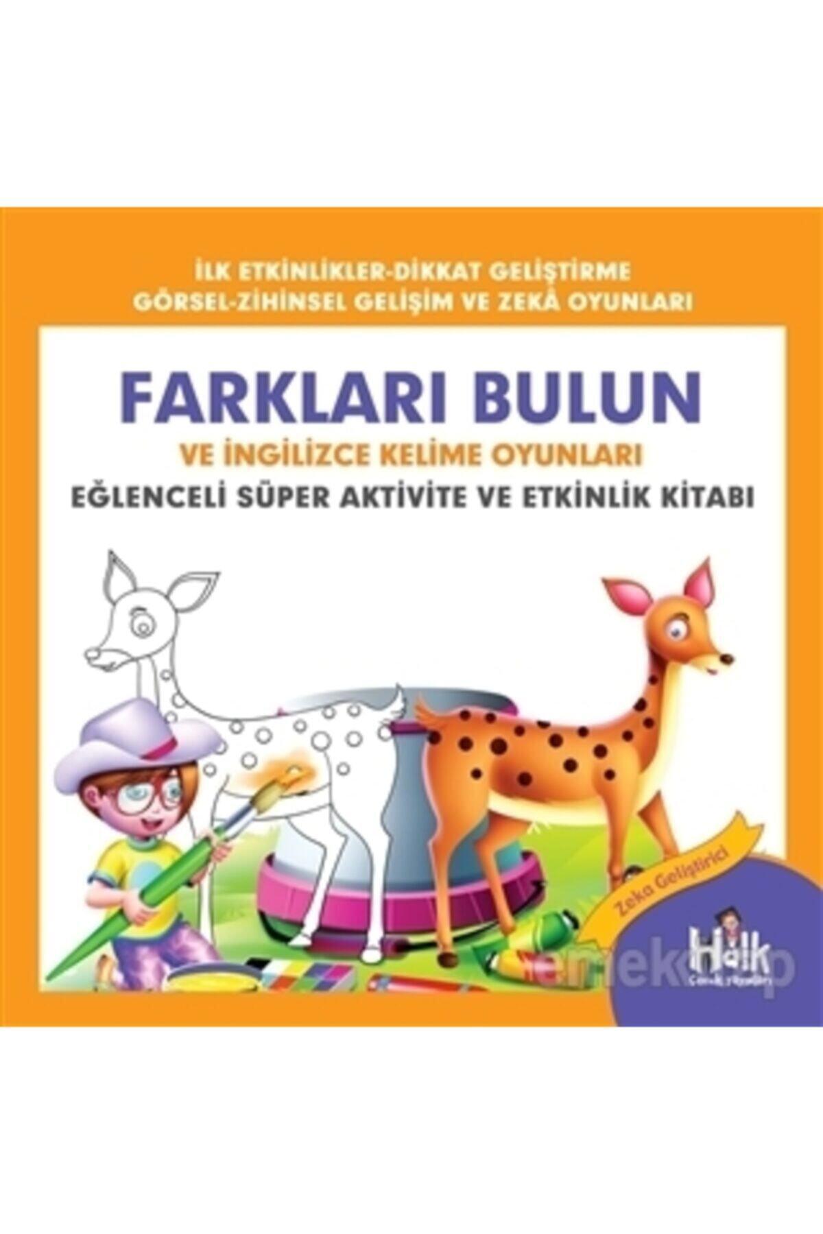 Farkları Bulun Ve İngilizce Kelime Oyunları - Eğlenceli Süper Aktivite Ve Etkinlik Kitabı