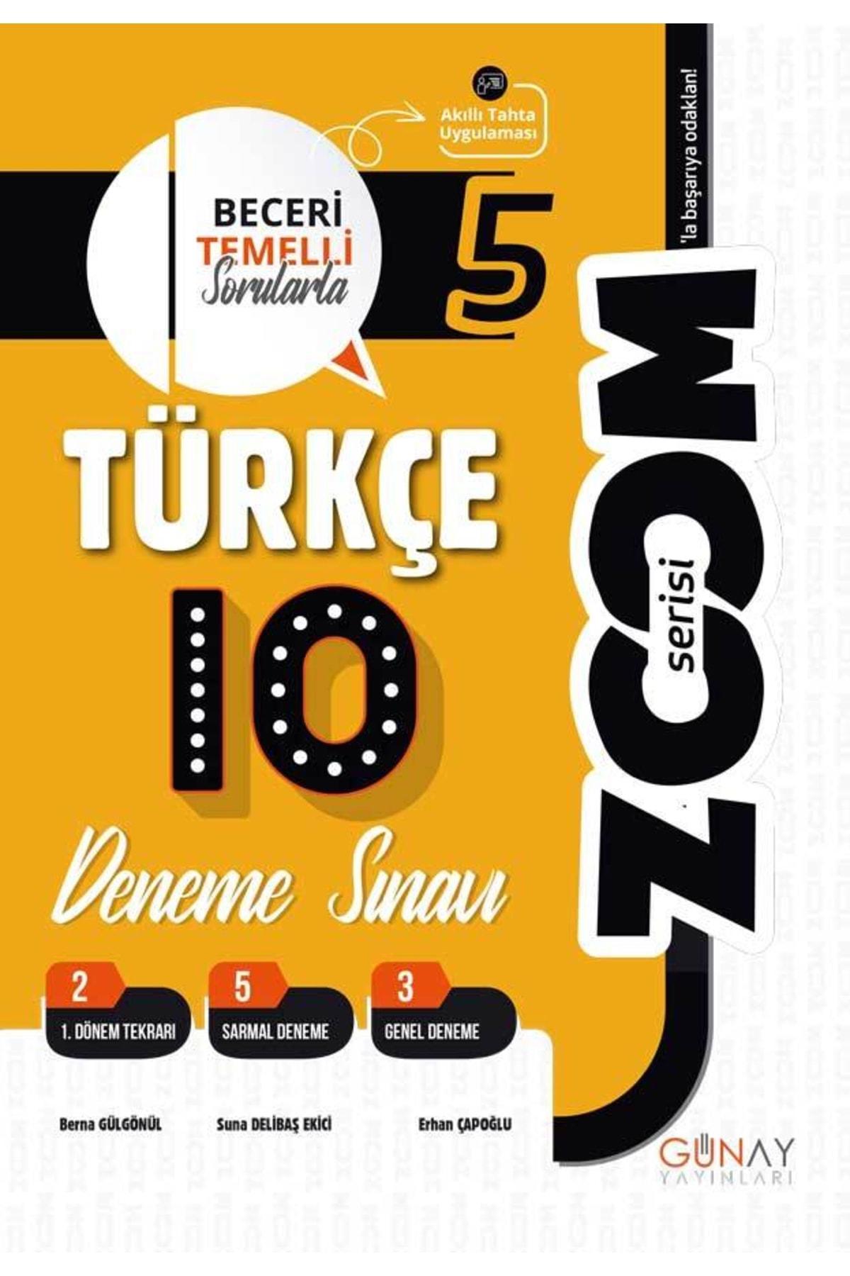 5. Sınıf Zoom Serisi Türkçe 10'lu Deneme Sınavı