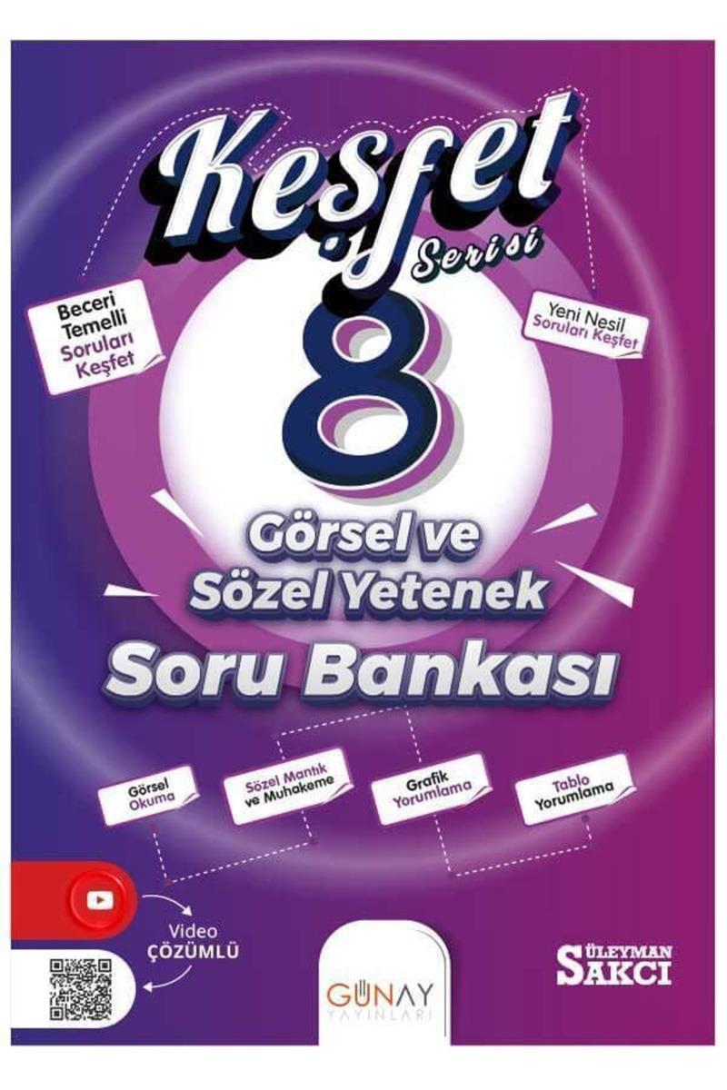 8. Sınıf Keşfet Serisi Görsel ve Sözel Yetenek Soru Bankası