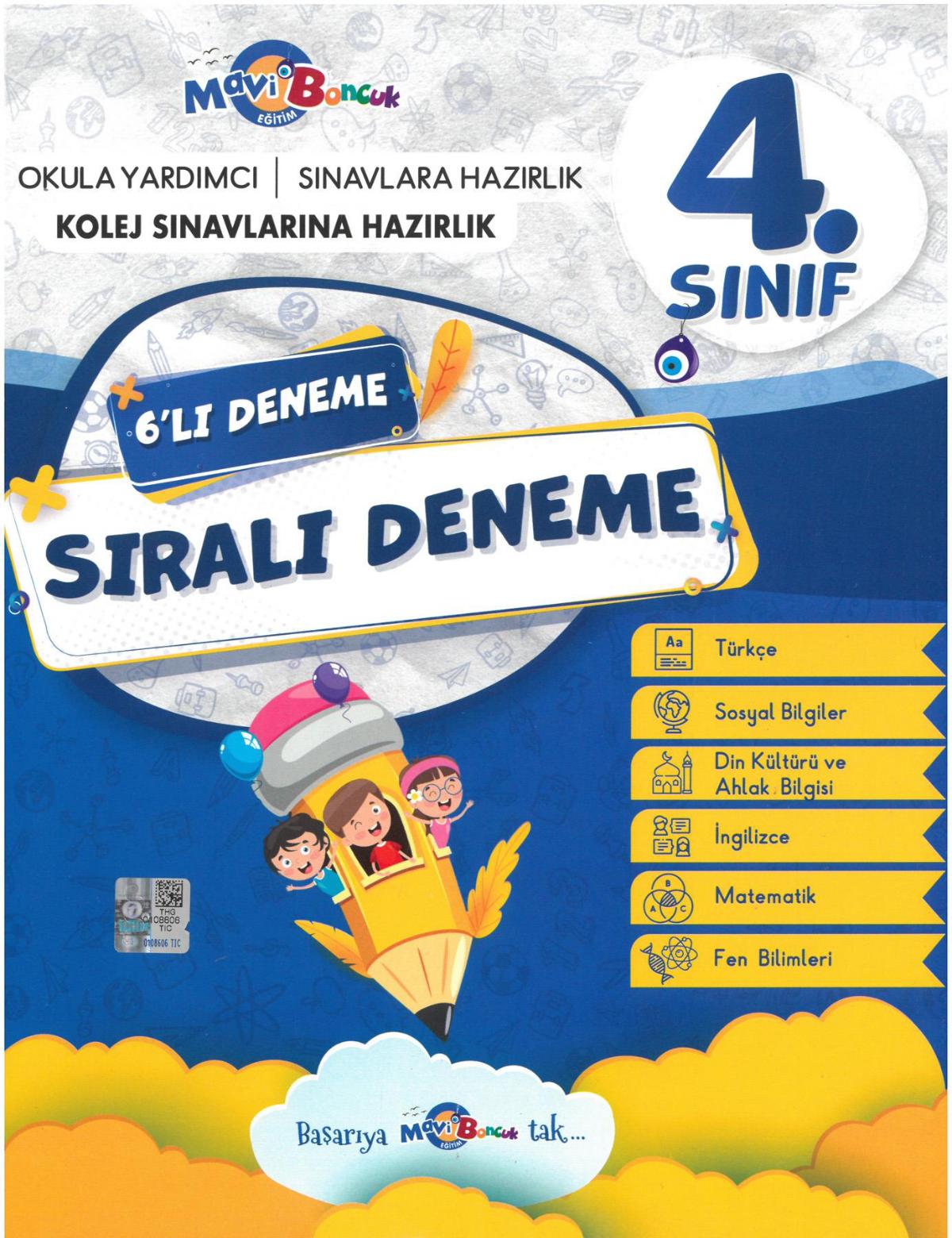 Evrensel İletişim Yayınları 4. Sınıf 6'Lı Sarmal Deneme