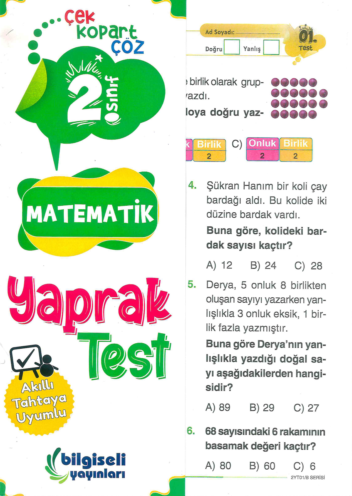 2. Sınıf Matematik Yaprak Test