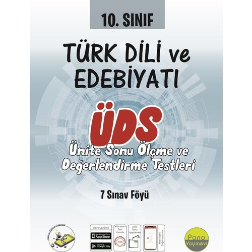 10. Sınıf Türk Dili ve Edebiyatı Ünite Değerlendirme Sınavı