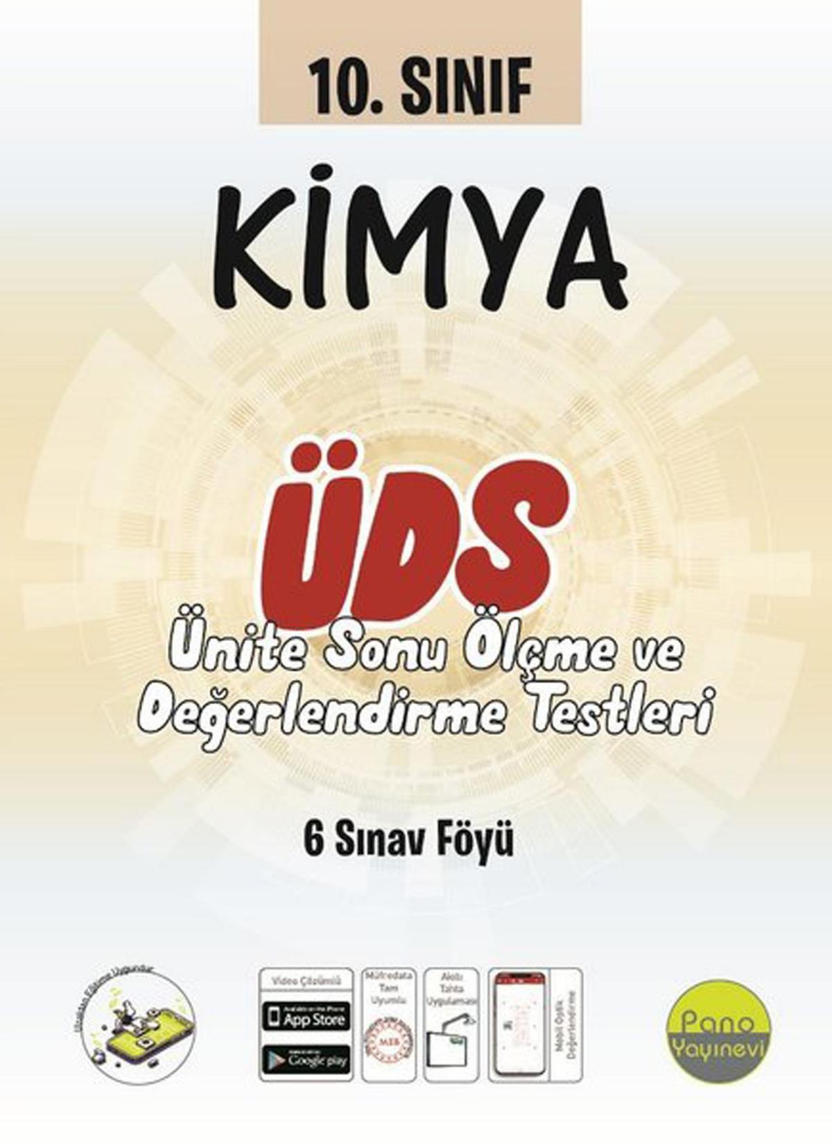 10. Sınıf Kimya Ünite Değerlendirme Sınavı