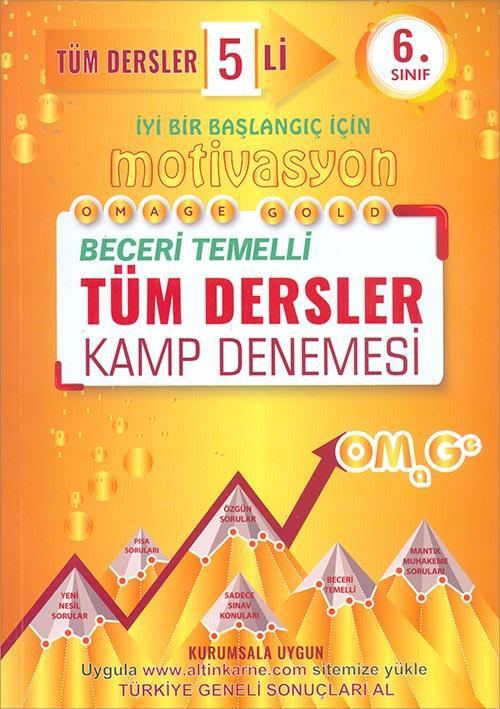 6. Sınıf Omage Gold Tüm Dersler Deneme Sınavı