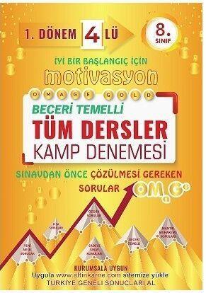 8. Sınıf Omage Motivasyon Tüm Dersler 4'lü Kamp Denemesi 1. Dönem