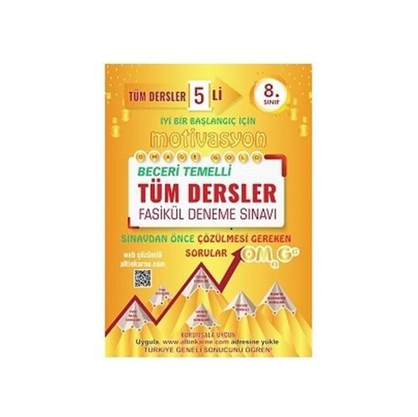 8. Sınıf Omage Gold Tüm Dersler Deneme Sınavı