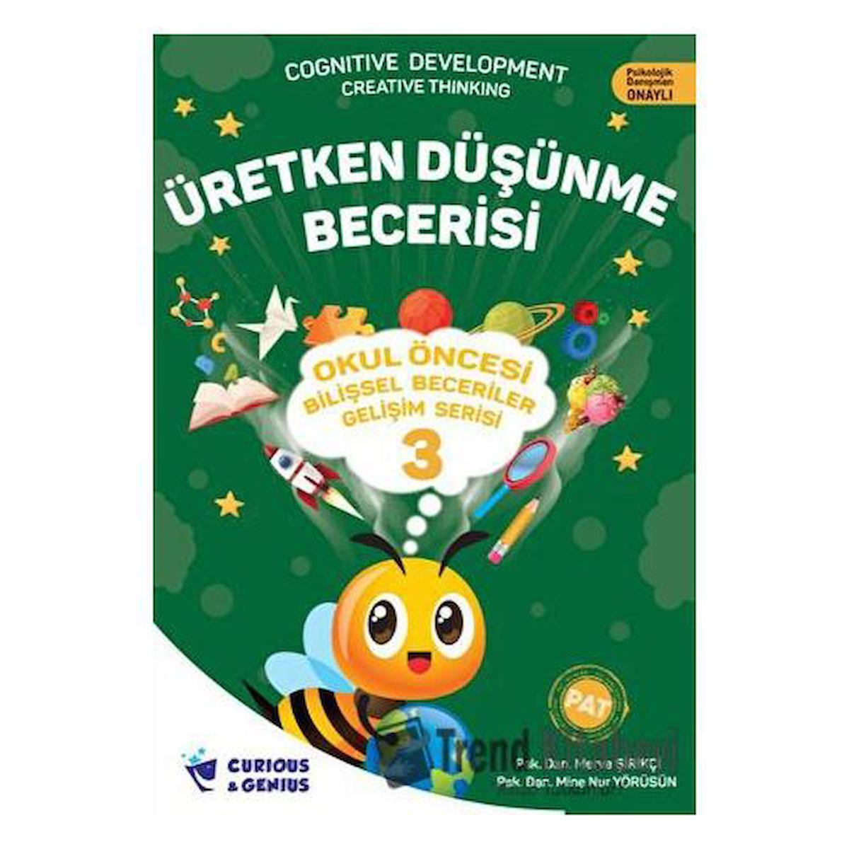 Okul Öncesi Bilişsel Beceriler Gelişim Serisi - Üretken Düşünme Becerisi Curious and Genius