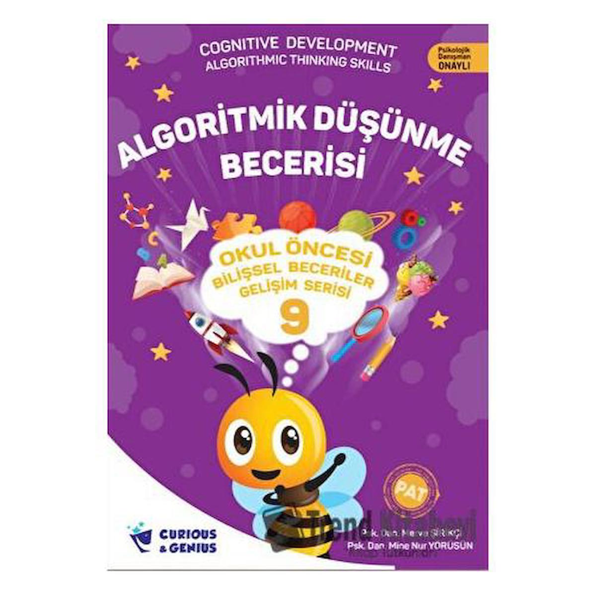 Okul Öncesi Bilişsel Beceriler Gelişim Serisi - Algoritmik Düşünme Becerisi Curious and Genius