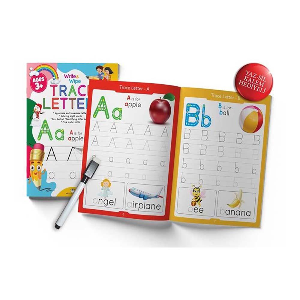 Trace Letters Write and Wipe Activity