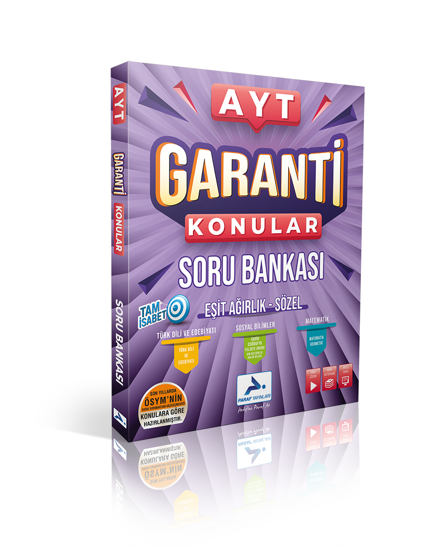 Ayt Garanti Konular Esit Ağırlık Sözel Soru Bankası