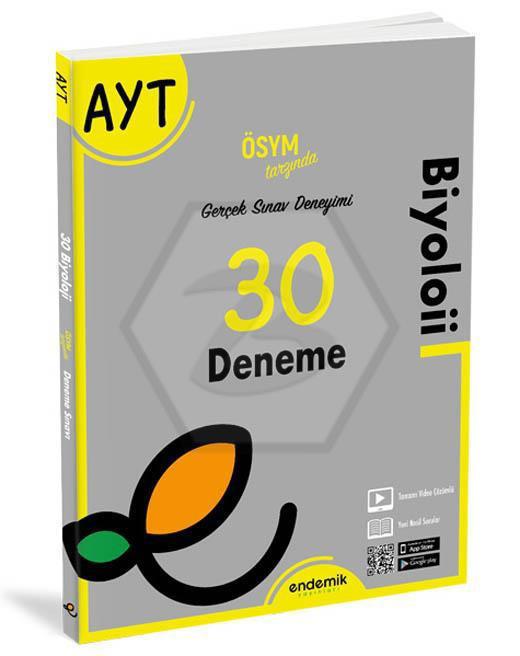 AYT Biyoloji 30 Deneme Sınavı