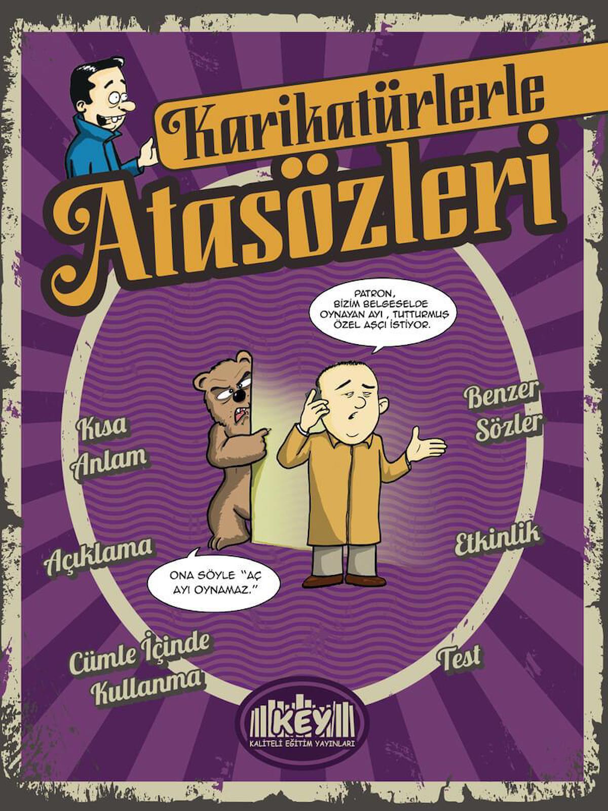 Karikatürlerle Atasözleri - Kaliteli Eğitim Yayınları