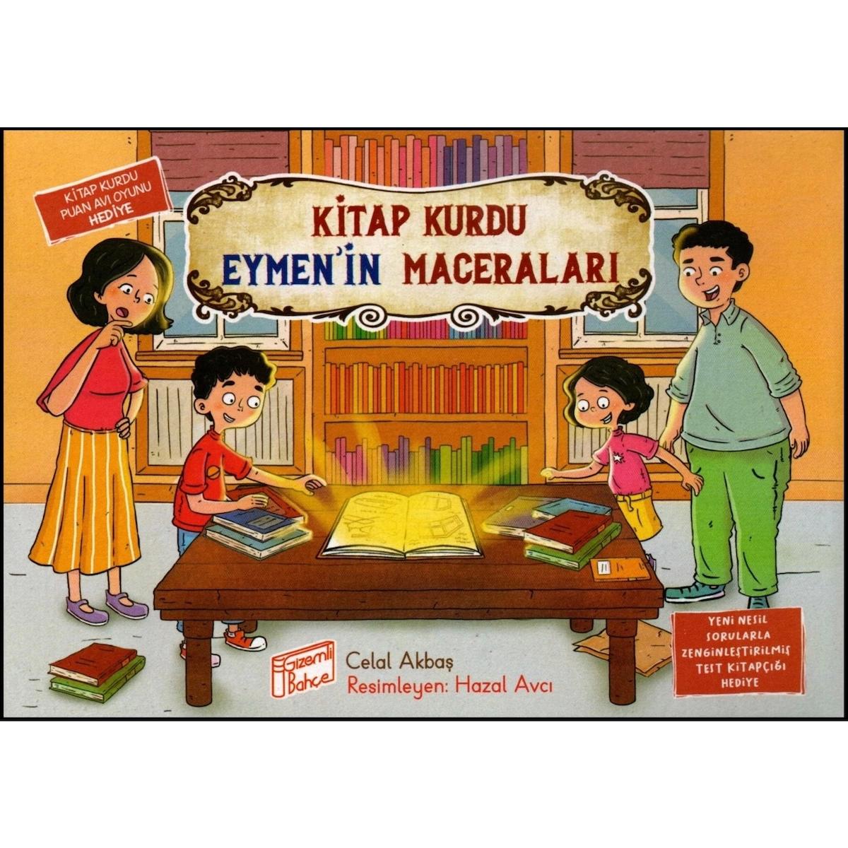 3. ve 4. Sınıf Hikaye Kitabı Seti Kitap Kurdu Eymen'in Maceraları 10 Kitap