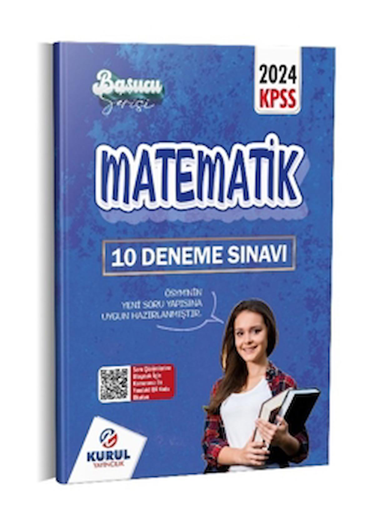 2024 KPSS Başucu Serisi Matematik Çözümlü 10 Deneme Sınavı