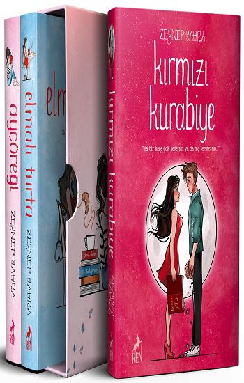 Ayçöreği - Elmalı Turta - Kırmızı Kurabiye Seti - 3 Kitap Takım