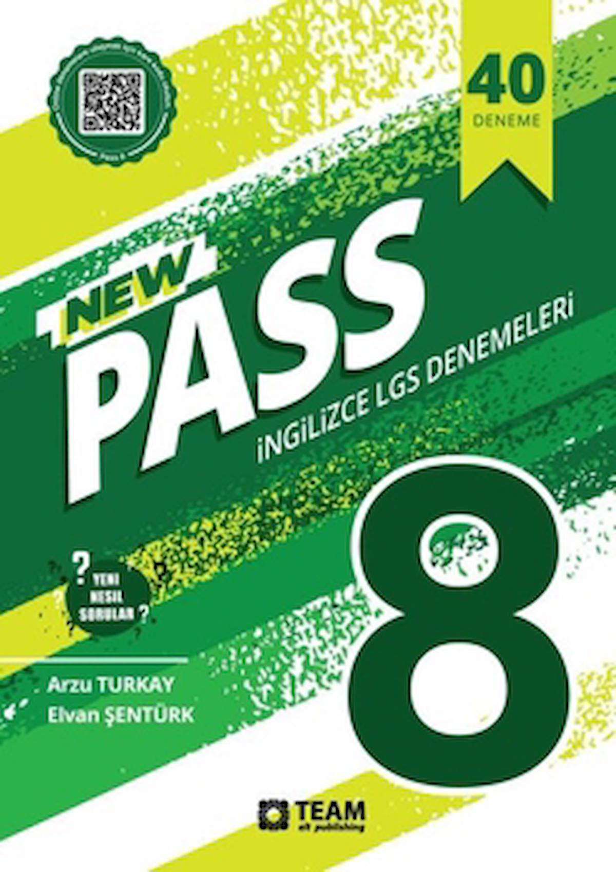 PASS 8 - 40 Adet Yeni Nesil LGS Deneme Sınavı