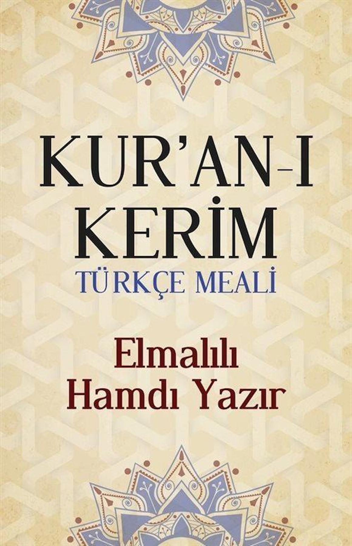 Kur'an-ı Kerim Türkçe Meali