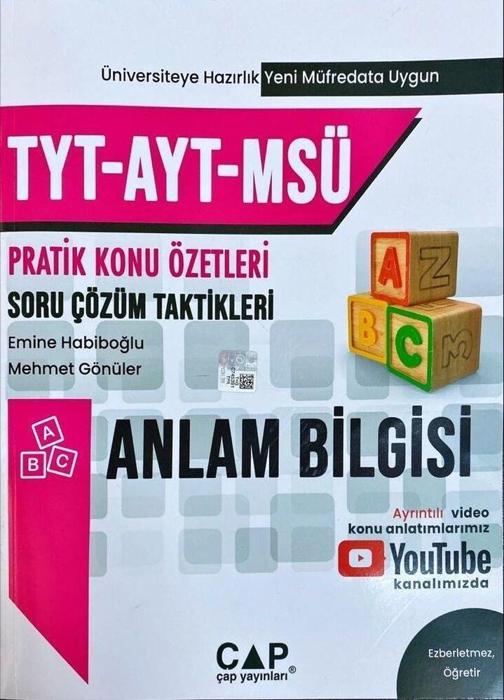 TYT AYT MSÜ Anlam Bilgisi Pratik Konu Özetli Soru Çözüm Taktikleri