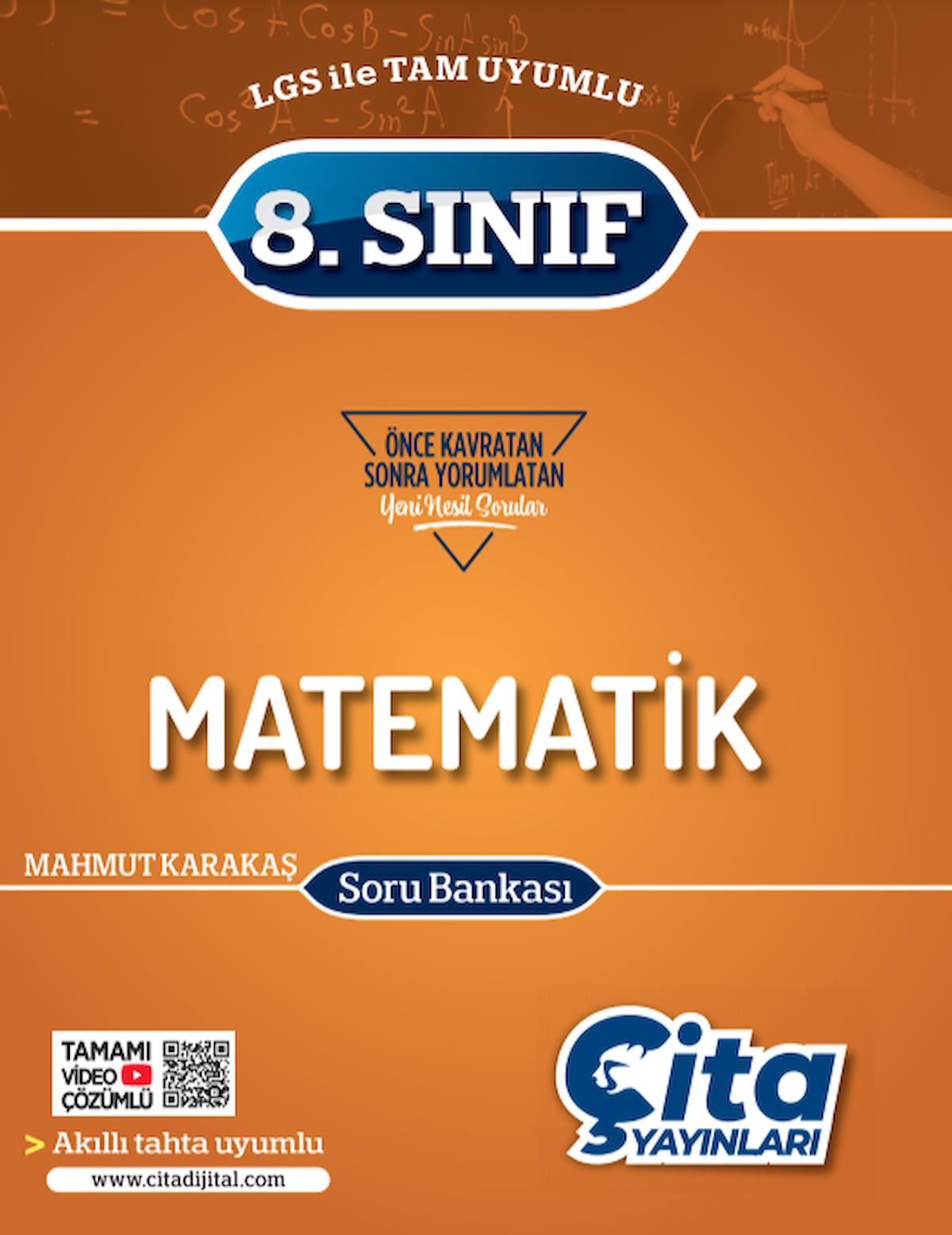 Çita Yayınları 8. Sınıf Matematik Soru Bankası