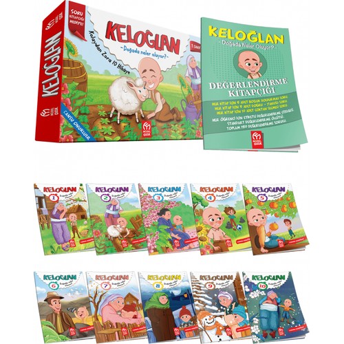 Keloğlan (Doğada Neler Oluyor?) Hikaye Serisi (10 Kitap)